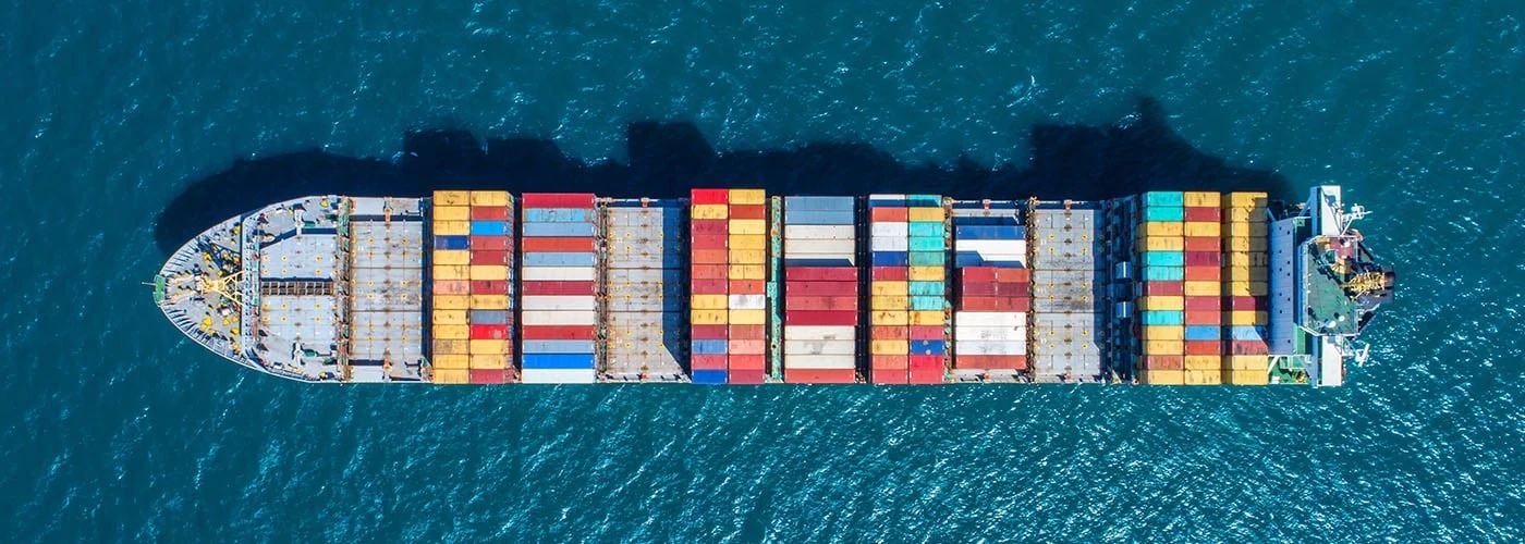International ocean freight shipping via container ship for FCL and LCL cargo
