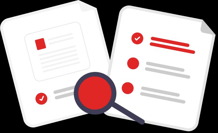 Freight claim form and documentation icon